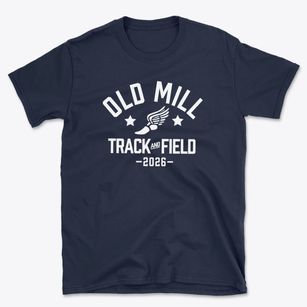 Old Mill Elementary School Track and Field Basic T-Shirt