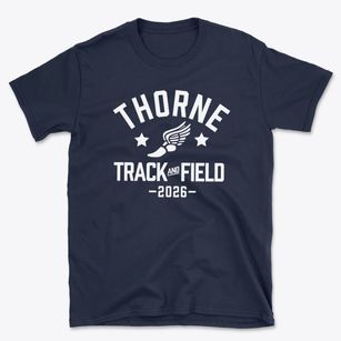 Thorne Middle School Track and Field Basic T-Shirt