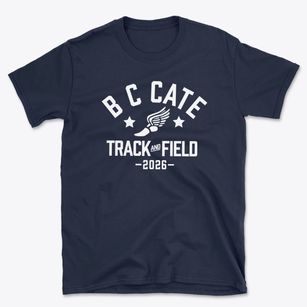 B C Cate Elementary School Track and Field Basic T-Shirt