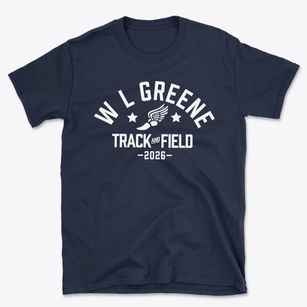 W L Greene Elementary School Track and Field Basic T-Shirt