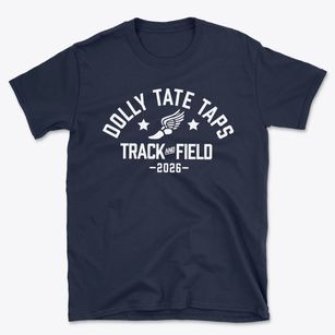 Dolly Tate Taps School Track and Field Basic T-Shirt