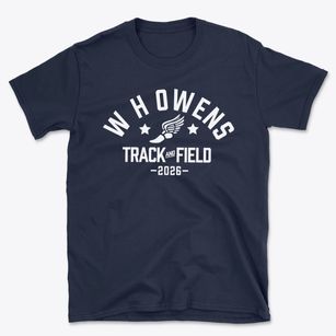W H Owens Elementary School Track and Field Basic T-Shirt