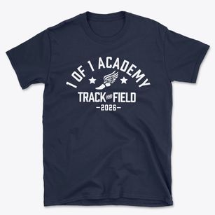 1 Of 1 Academy Red Track and Field Basic T-Shirt