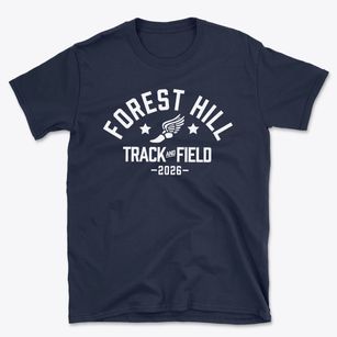 Forest Hill Elementary School Track and Field Basic T-Shirt