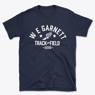 W E Garnett Christian Academy Track and Field Basic T-Shirt