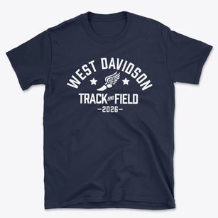 West Davidson High School Track and Field Basic T-Shirt
