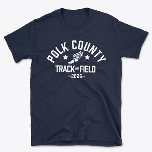 Polk County Middle School Track and Field Basic T-Shirt