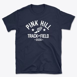 Pink Hill Elementary School Track and Field Basic T-Shirt