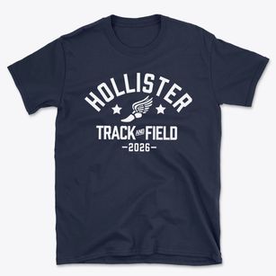 Hollister Elementary School Track and Field Basic T-Shirt
