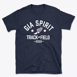 Gia School Spirit Track and Field Basic T-Shirt