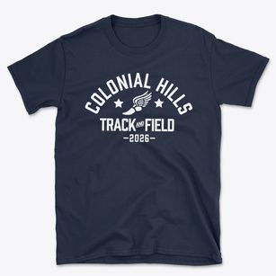 Colonial Hills Elementary School Track and Field Basic T-Shirt