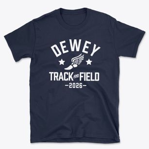 Dewey Elementary School Track and Field Basic T-Shirt