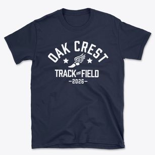 Oak Crest Elementary School Track and Field Basic T-Shirt