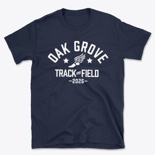 Oak Grove Elementary School Track and Field Basic T-Shirt