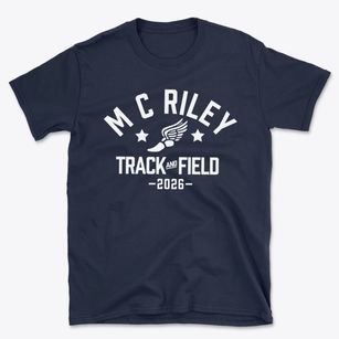 M C Riley Elementary School Track and Field Basic T-Shirt