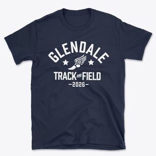 Glendale Middle School Track and Field Basic T-Shirt
