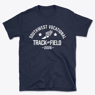 Southwest Vocational Technical Center Track and Field Basic T-Shirt