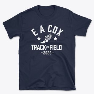 E A Cox Middle School Track and Field Basic T-Shirt