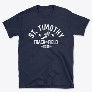 St Timothy Parish Track and Field Basic T-Shirt