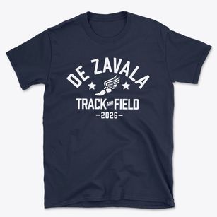 De Zavala Elementary School Track and Field Basic T-Shirt