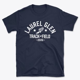 Laurel Glen Elementary School Track and Field Basic T-Shirt