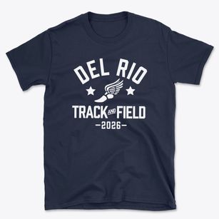 Del Rio Elementary School Track and Field Basic T-Shirt