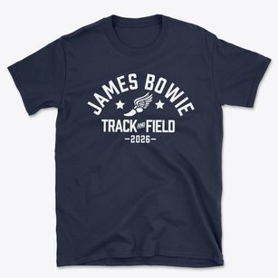 James Bowie Elementary School Track and Field Basic T-Shirt