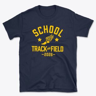 First Lutheran School Track and Field Basic T-Shirt