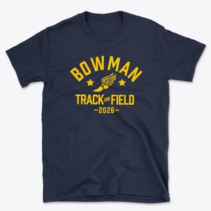 Bowman Middle School Track and Field Basic T-Shirt