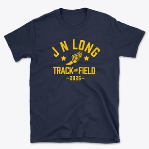 J N Long Kindergarten Track and Field Basic T-Shirt