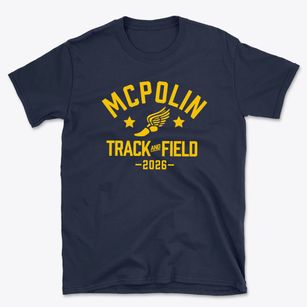 Mcpolin Elementary School Track and Field Basic T-Shirt