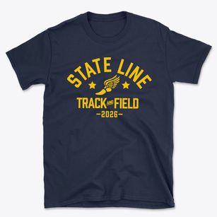 State Line Homeschool Rush Track and Field Basic T-Shirt