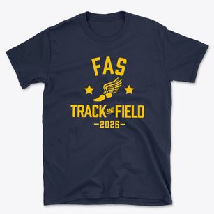 Fas Fountain Valley Track and Field Basic T-Shirt