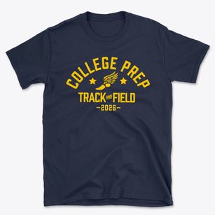 College Prep School Track and Field Basic T-Shirt