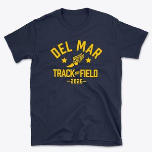 Del Mar High School Track and Field Basic T-Shirt