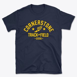 Cornerstone Christian Academy Track and Field Basic T-Shirt