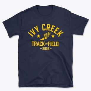Ivy Creek Elementary School Track and Field Basic T-Shirt