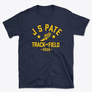 J S Pate Elementary School Track and Field Basic T-Shirt