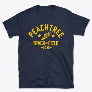 Peachtree Academy Track and Field Basic T-Shirt