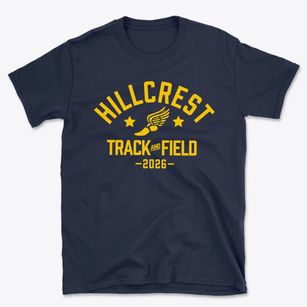 Hillcrest Elementary School Track and Field Basic T-Shirt