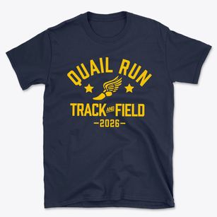 Quail Run Elementary School Track and Field Basic T-Shirt
