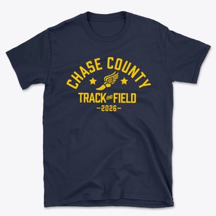 Chase County Elementary School Track and Field Basic T-Shirt