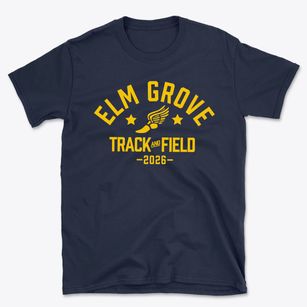 Elm Grove Elementary School Track and Field Basic T-Shirt