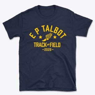 E P Talbot Middle School Track and Field Basic T-Shirt