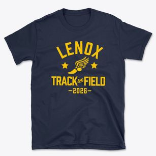 Lenox Memorial Middle And High School Track and Field Basic T-Shirt