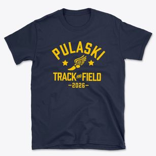 Pulaski Elementary School Track and Field Basic T-Shirt
