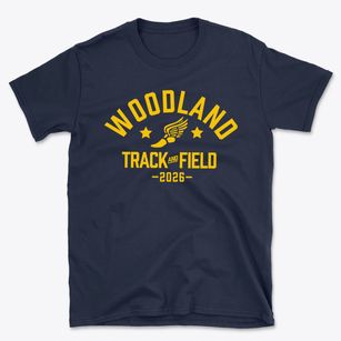 Woodland Middle School Track and Field Basic T-Shirt