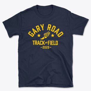 Gary Road Elementary School Track and Field Basic T-Shirt