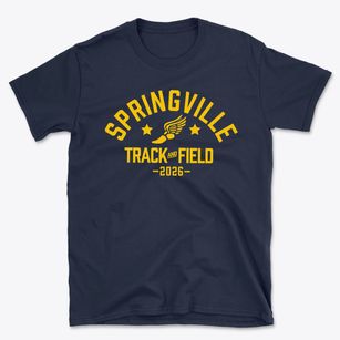 Springville Elementary School Track and Field Basic T-Shirt