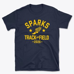 Sparks Middle School Track and Field Basic T-Shirt